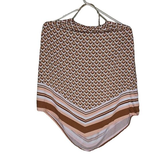 No Boundaries Juniors Plus Size Gold Chain Halter Top - Picture 3 of 10